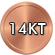 14 KT Rose Gold