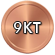 9 KT Rose Gold